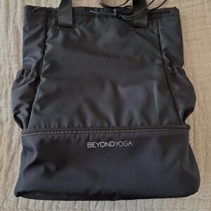 Beyond Yoga Charcoal Duffel Bag